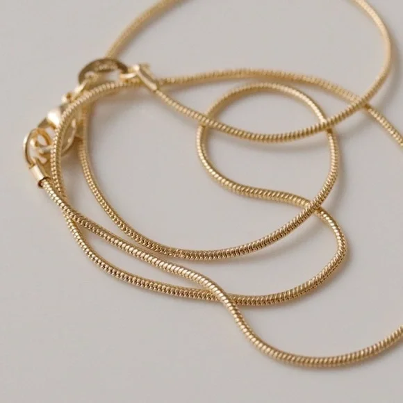 Thin Snake Chain | 18k Gold Filled - Picture 6 of 13